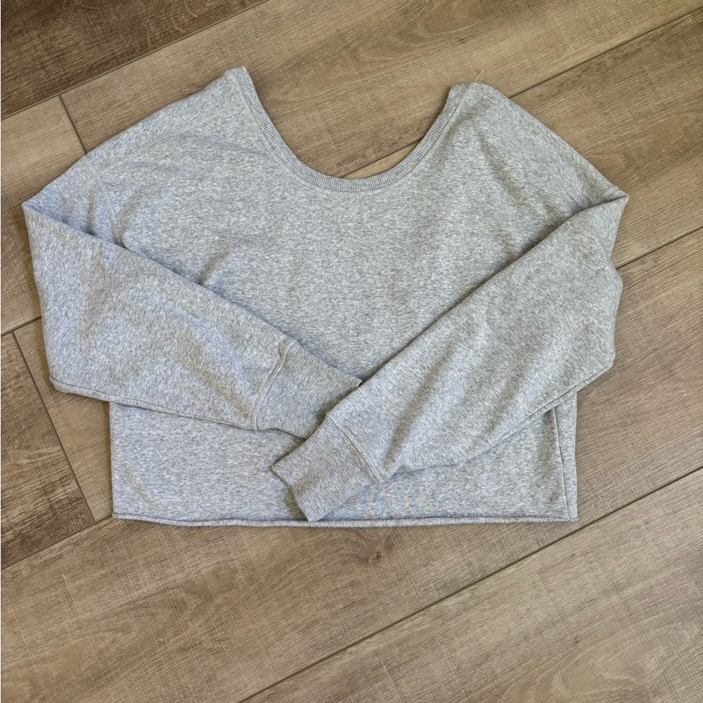 Aerie Women’s Open Back Cropped Sweatshirt